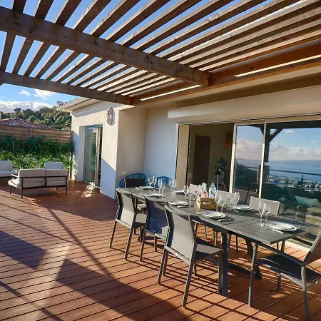 6 Pieces Avec Piscine Chauffee Et Vue Mer A Village - Fr-1-61-489 Σπίτι διακοπών *