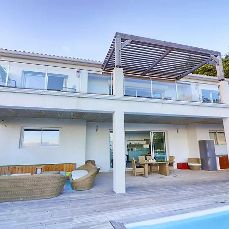 6 Pieces Avec Piscine Chauffee Et Vue Mer A Village - Fr-1-61-489 Σπίτι διακοπών
