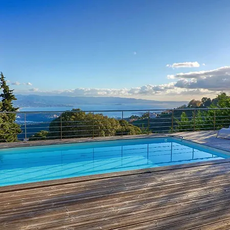 Σπίτι διακοπών 6 Pieces Avec Piscine Chauffee Et Vue Mer A Village - Fr-1-61-489